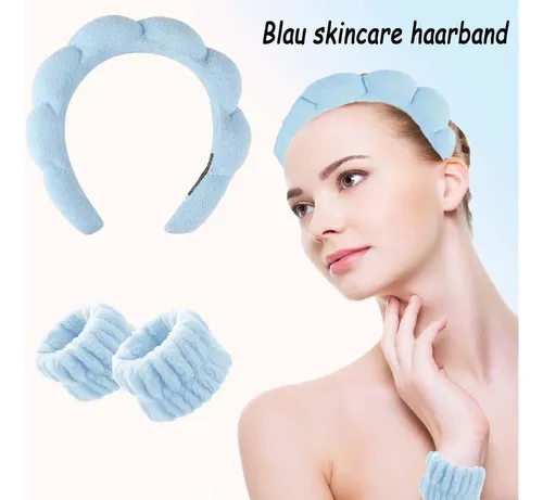 2 Diademas Para El Pelo De Skincare, Para Mujer, Esponja De