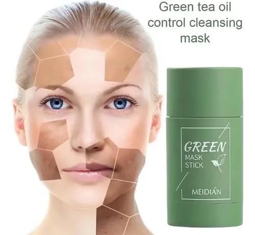 Mascarilla En Barra De Té Verde Control Grasa Para Rostro