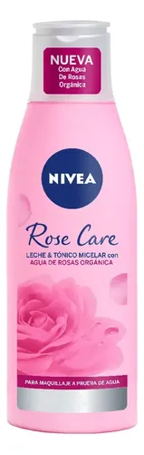 Nivea Rose Care Leche Y Tonico Micelar X200