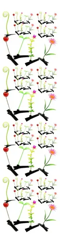 Broches De Pelo For Niñas, 120 Unidades, Con Forma De .