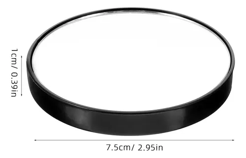 Espejo De Aumento 10x Con Ventosa Para Maquillaje Negro