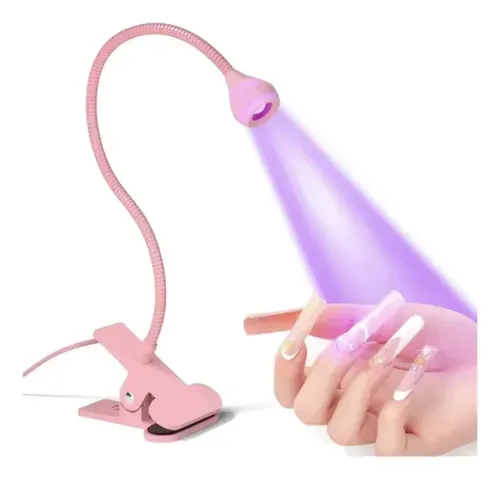 Lampara Para Uñas Uv Led 5w Manicuria Pedicuria Usb Flexible