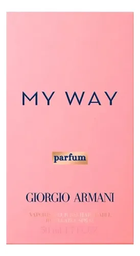 Perfume Amaderado Spray Armani My Way Le Parfum 50ml Mujer