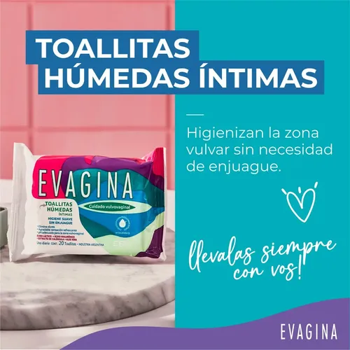 Evagina Combo Full Jab Liquido, Toallitas, Deo, Gel Y Serum
