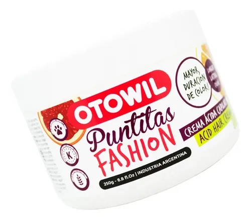 Otowil Puntitas Fashion Crema Acida Capilar Teñidos 250ml