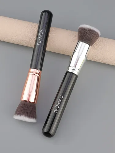 Brocha Plana For Base Maquillaje Bb Cream De 2piezas Rancai