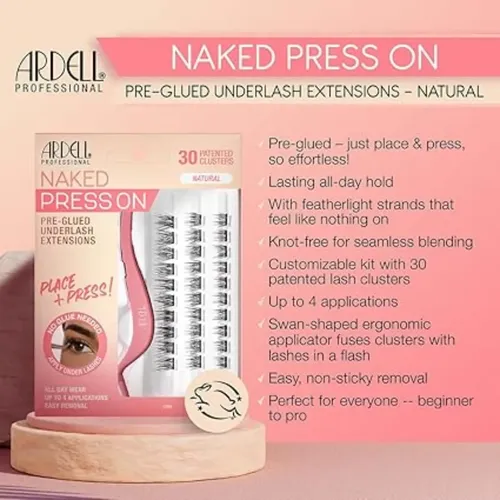 Pestañas Postizas Ardell Naked Press On Natural X 30