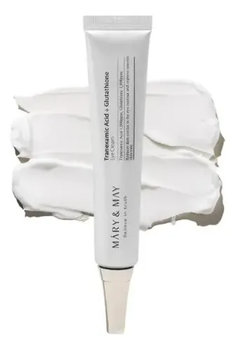 Mary&may Tranexamic Acid + Glutathione Eye Cream 12g Momento De Aplicación Día/noche Todo Tipo De Piel