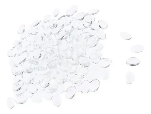 2 X 200 Gránulos Tips Nail Display Gráfico Beads Clear