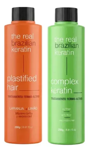 Alisado Complex Keratina + Plastificado 250g Real Brazilian