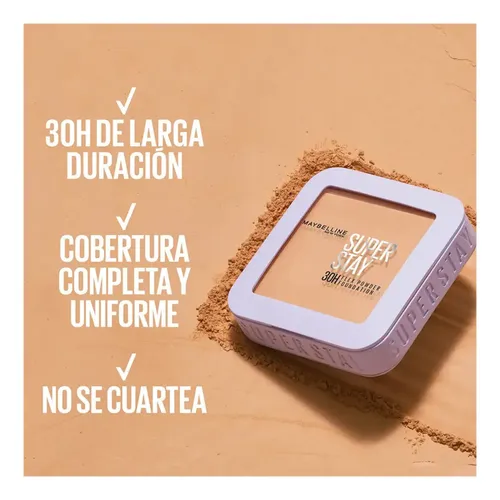 Base En Polvo Maybelline Super Stay 30h Flex