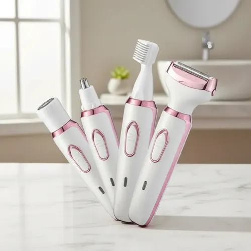 Depiladora Eléctrica Portátil Usb 4 En 1 Facial Corporal