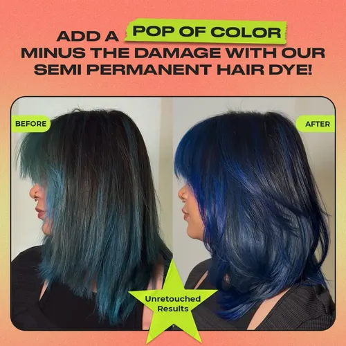 Tinte Para El Cabello Inh Azurite Blue Semipermanente 170 Ml