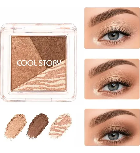 Paleta De Sombras Cool Story Caramel Chocolate 4 Tonos