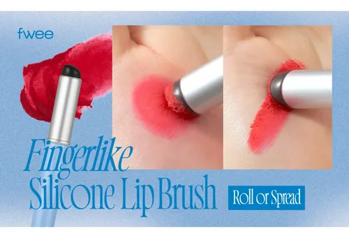 Fwee Brocha De Maquillaje Para Labios de silicona