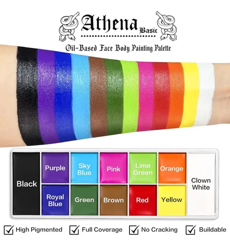 Paleta De Maquillaje Artístico Ucanbe Athena 12 Colores