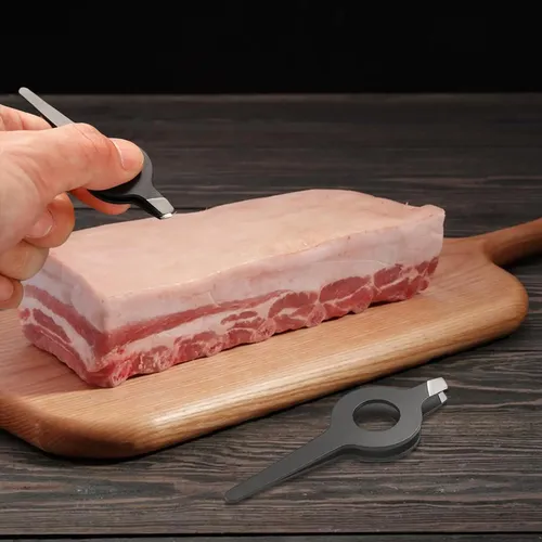 Pinza Para Cejas Y Barba En Acero Inoxidable