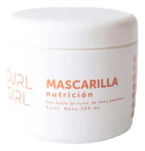 Curl Girl Máscara Nutrición Intensa X 300 Ml Rulos