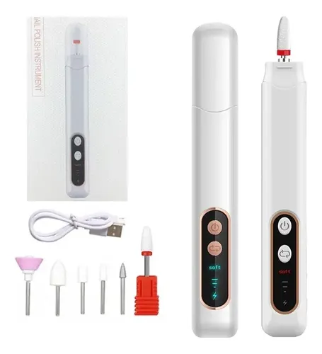 Herramienta De Taladro Para Uñas Manicura Y Pedicura Pluma