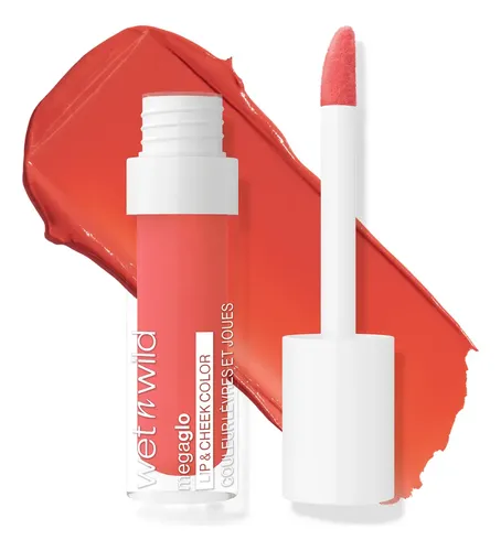 Wet N Wild Labial Liquido Y Rubor 2 En 1 Megaglo Coral 6094