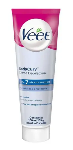Veet Body Curv Crema Depilatoria Para Axilas Y Bikini 100ml