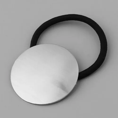 Cabellero Elástico Accesorios Para Peinado Plata 1