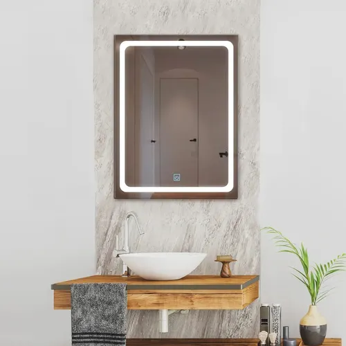 Espejo Led 70x50cm Táctil Touch Envio Gratis
