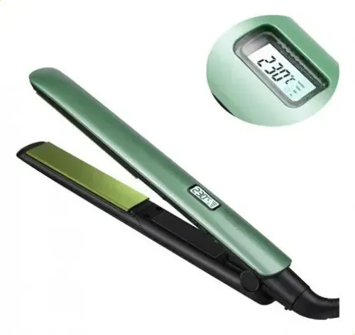 Unisex Plancha De Pelo Pantalla Digital Placa Cerámica
