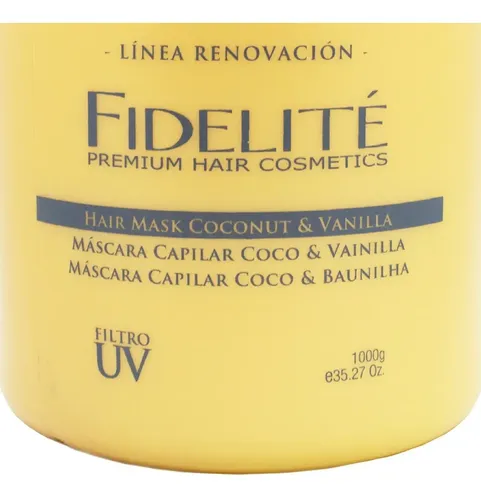Fidelité Renovación Máscara Capilar Coco Y Vainilla 1000gr