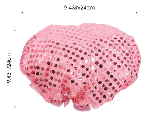 Gorro De Ducha Con Lentejuelas, Impermeable, Gorro De Baño,