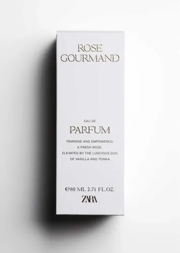 Perfume Zara Rose Gourmand Mujer Eau De Parfum Spray 80ml Floral Dulce