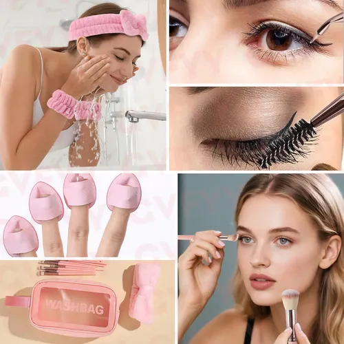 * Set De Esponjas De Maquillaje Bonitas, Suaves Y C1