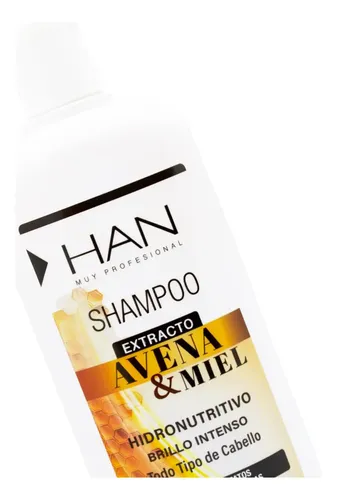 Han Avena Y Miel Shampoo Reparador Brillo Sin Sulfatos 500ml
