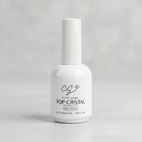 Esmalte Semi Top Coat Cristal 30ml City Girl Brillante