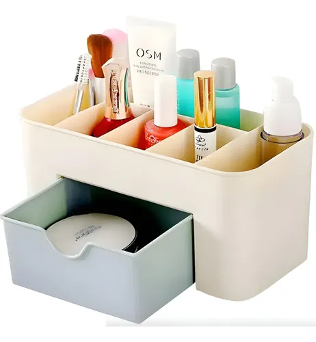 Organizador Maquillaje Cajon Mesa Manicuria Cosmetica Oms