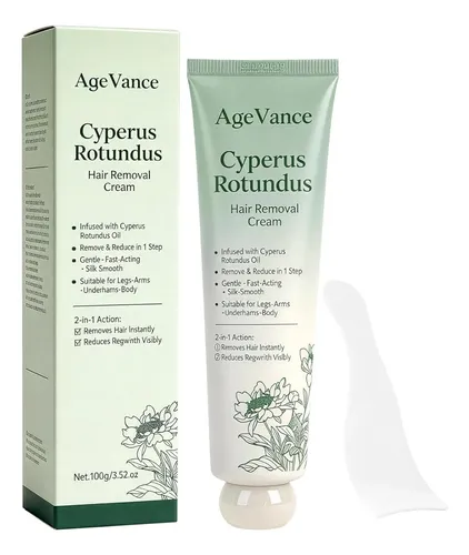 Crema Depilatoria Agevance 2 En 1 Para Piel Sensible 100 G