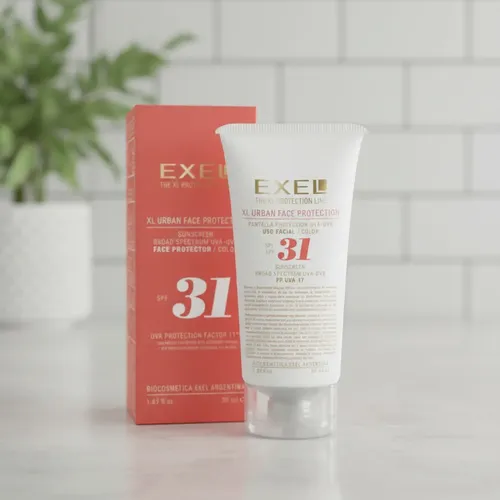 Exel Protector Solar Con Color Facial Factor 31 Fps X 50ml
