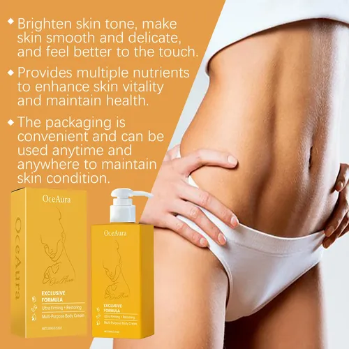Crema Hidratante Reafirmante Corporal Oceaura, Suave Y Nutritiva