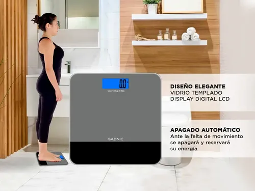 Balanza De Baño Digital Corporal Gadnic G02