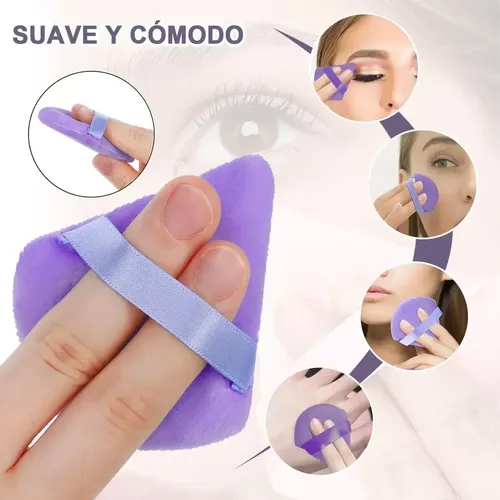45 Pcs Esponja Maquillaje En Polvo Beauty Blender Con Caja