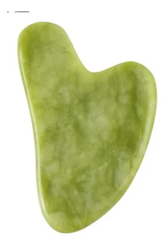 Gua Sha Piedra Natural Jade Masajeador Facial Firmeza Piel S