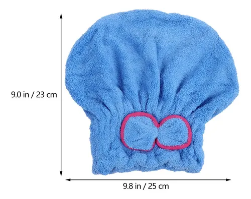4 Gorros De Microfibra Para Secar El Cabello, Ultra Absorben