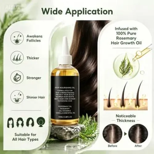Aceite De Romero Para Cabello 100 Ml