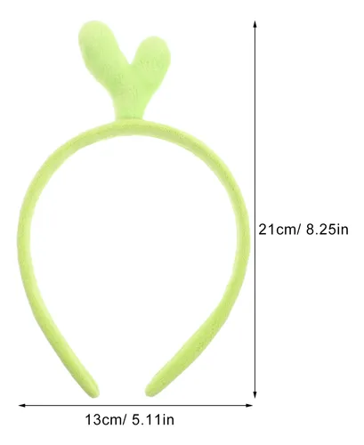 5pcs Diadema De Brotes De Frijol: Diadema Verde Para Mujeres Verde