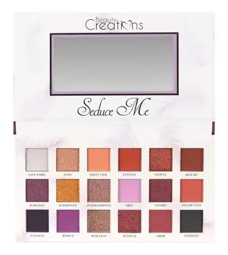 Paleta Sombras De Ojos Seduce Me Beauty Creations 18 Colores