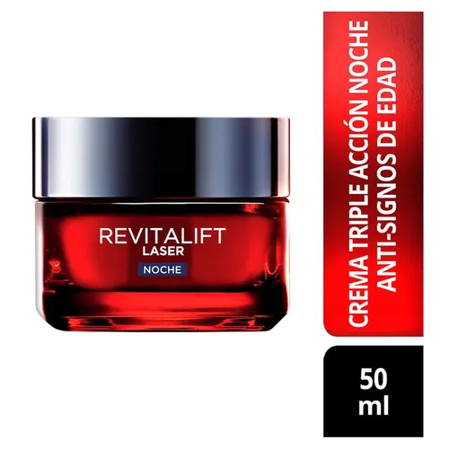 Crema Noche Anti Edad Revitalift Laser L Oreal Paris