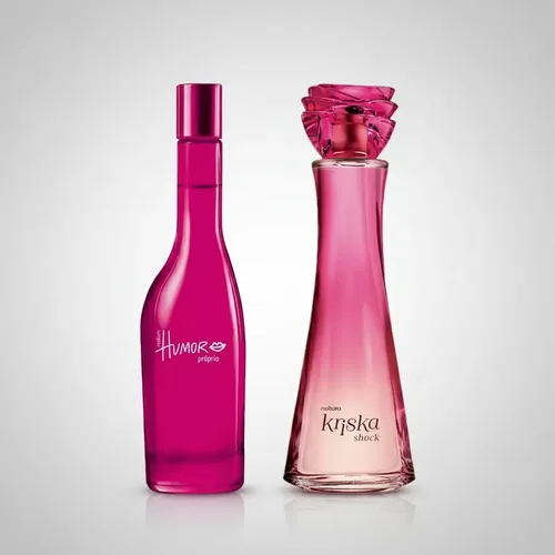 Kit X2 Perfume Femenino Humor Próprio Y Kriska Shock Natura