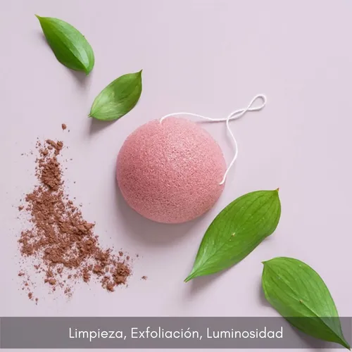 Esponja Coreana Konjac Te Verde Antimanchas Purificacion