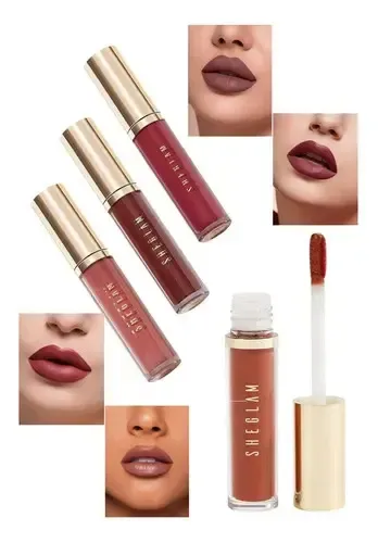 Lápiz labial líquido mate Allure Sheglam Color Private Tour de 3 colores