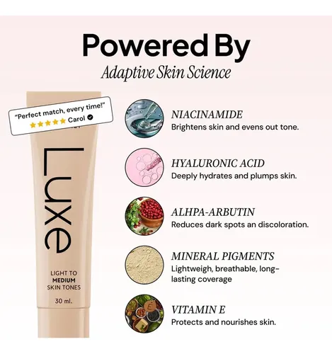 Prebase Facial Diaria Gentle Smart Color Adapt Luxe Flawl Mz